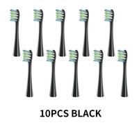 Tête De Brosse De Remplacement Pour Brosse À Dents Électrique Oclean,Poils Souples X/ X Pro/ Z1,Tête Remplaçable Adaptée Au Sonique O-Clean.10 Black