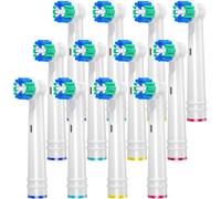 Tête De Brosse De Remplacement Pour Oral B, Têtes De Brosse À Dents Pour Oral B, Têtes De Brosse Classic Precision Clean Pour Oral B, Vitality Pro Smart Genius Series, 12 Pièces, Blanc, Eb20[Z404]