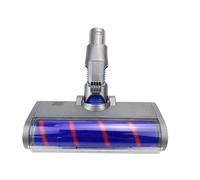 Tête de brosse de sol motorisée compatible avec les aspirateurs Dysons V6 Animal Pro DC44 DC45 DC62 - Pièces d'accessoire de brosse avec lumières LED (gris clair)