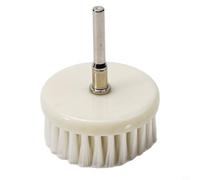 Tête de brosse douce blanche 60 mm pour nettoyer les tapis de voiture, les canapés en tissu et les surfaces intérieures