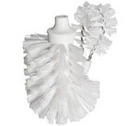 Tête de brosse Emco 221513990 pour WC garniture de toilette , avec nettoyeur de bords