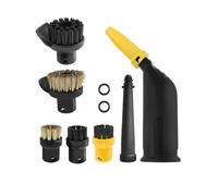 Tête de Brosse for Nettoyeur à Vapeur, A74G-10Pcs, Compatible avec Karcher SC1 SC2 SC3 SC4 SC5, buse de Brosse for Nettoyer Les Bords des Coins des Coutures