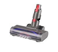 Tête de brosse for parquet, compatible avec les aspirateurs Dyson V7, V8, V10, V11 et V15, avec phares LED et tête de brosse rotative turbo en forme de V.