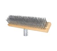 Tête de brosse multifonction en fil d'acier 30 cm, 50 cm, 50 cm | Brosse d'extérieur robuste pour terrasse, pavés, patios et sols en béton, garage