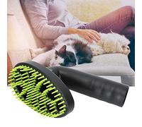 Tête de Brosse Noire pour Aspirateur, Matériau ABS, adapté aux Chiens à Poils Moyens et Longs
