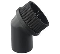 Tête de brosse pour aspirateur industriel, accessoires pour aspirateur industriel, tête de brosse ronde en polypropylène pour un nettoyage efficace, noir, diamètre 44 mm