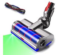 Tête de Brosse pour Dyson V11 V15 V10 V8 V7 SV10 SV11 SV12 SV14 SV15 SV22 Tête Motorisée Brosse Turbine pour Dyson Pièce de Rechange Nettoyage des Tapis et Sols Durs avec 2 Rouleaux de Remplacement