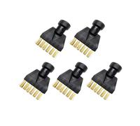 Tête De Brosse Ronde En Nylon, Brosses À Poils De Cuivre, Brosse Plate, Compatible Avec Les Aspirateurs Vapeur Karcher, SC1 SC2 SC3 SC4 SC5 CTK10(SET7)