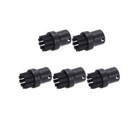 Tête De Brosse Ronde En Nylon, Brosses À Poils De Cuivre, Brosse Plate, Compatible Avec Les Aspirateurs Vapeur Karcher, SC1 SC2 SC3 SC4 SC5 CTK10(SET3)