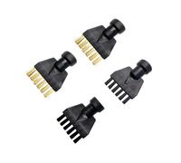 Tête De Brosse Ronde En Nylon, Brosses À Poils De Cuivre, Brosse Plate, Compatible Avec Les Aspirateurs Vapeur Karcher, SC1 SC2 SC3 SC4 SC5 CTK10(SET5)