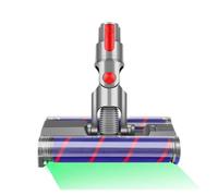 Tête De Brosse Rotative À Double Rouleau Souple, Avec Phares LED, Compatible Avec Dyson, Aspirateurs V7 V8 V10 V11