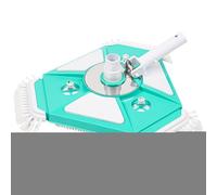 Tête de brosse triangulaire lestée pour piscine - Ventouse rotative à 360 degrés - Accessoires de nettoyage pour piscine