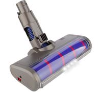 Tête de Brosse Turbo de Nettoyage à Rouleau de pour Dyson V7 V8 V10 V11 V15 Aspirateurs, Accessoire de Brosse avec Phares à LED