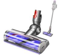 Tête de Brossede Remplacement pour Dyson V12 Detect Slim Anti-Enchevêtrement, Brosse Turbine Électrique V12 Detect Slim à Entraînement Direct Pièce de Compatible, Sols en Bois Dur et Tapis