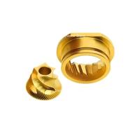 Tête De Broyeur À Grains, Compatible Avec JURA, Accessoires For Machine À Café X8, Cône De Broyage En Acier Inoxydable Plaqué Titane A179E86WE6(Titanium Plated)