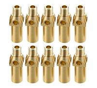 Tête de brûleur à Propane en laiton, buse à Jet de brûleur à gaz naturel for 10,20,32 embouts, cuisinière à gaz Propane en fonte, barbecue, ustensiles de cuisine de Camping 10 pièces