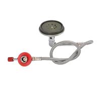 Tête de brûleur haute pression 3200 W, tête de brûleur portable monobloc réglable 34 cm, accessoire d'extérieur avec système d'allumage piézo et contrôleur d'incendie pour le