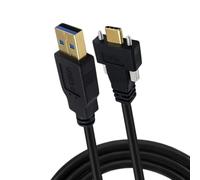 Tête de câble USB de type C avec verrouillage à vis, conception d ' une connexion sécurisée pour caméras industrielles et équipements d ' automatisation Câble USB C pour caméra industrielle avec à vis