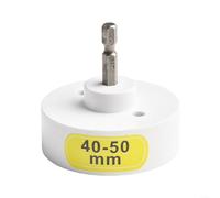 Tête de capsulage de bouteille électrique avec tige hexagonale de 6,35 mm, embout de machine à sceller en plastique pour 10-50 mm, adaptateur blanc, accessoire de perceuse pour usage domestique et