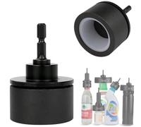 Tête de capsulage de bouteille, embout de machine de capsulage portable en caoutchouc métallique pour bouteilles en plastique, diamètre compatible 10-100 mm