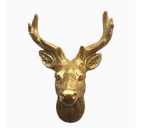 Tête de cerf doré 3D suède danemark finlande norvège aimant de réfrigérateur nordique voyage Souvenir cadeau autocollant magnétique