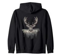 Tête de cerf épique, forêt, Chasseur, cerf Sweat à Capuche