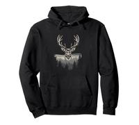 Tête de cerf épique, forêt, Chasseur, cerf Sweat à Capuche