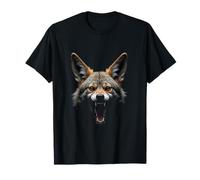 Tête de chacal en colère Rugissant Animal Sauvage Art du désert T-Shirt