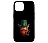 Tête de Chapeau Vert Visage Leprechaun Irlandais Art Coque pour iPhone 14