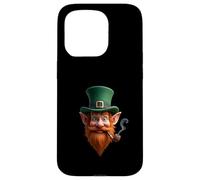 Tête de Chapeau Vert Visage Leprechaun Irlandais Art Coque pour iPhone 15 Pro