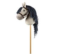 Tête de cheval à chevaucher - BYASTRUP - Gris - 40 cm - Pour enfants à partir de 3 ans - Bois