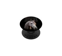 Tête de Cheval andalou, Ferme, bétail, Cheval PopSockets PopGrip Adhésif