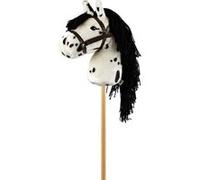 Tête de cheval blanche tachete à chevaucher By Astrup Blanc G