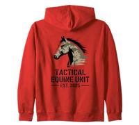 Tête de Cheval Patriotique numérique Camouflage Western Art équestre Sweat à Capuche