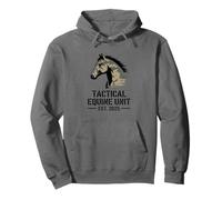 Tête de Cheval Patriotique numérique Camouflage Western Art équestre Sweat à Capuche