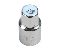 Tête de clé à douille de 5,1 cm pour vis à carter d'huile spéciale - Outil de réparation automobile hexagonale, acier au chrome vanadium, dureté 60HRC, SI