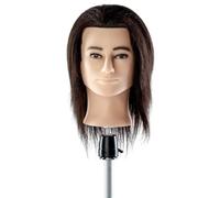 Tête de coiffeur et coiffeur avec de vrais cheveux 100 %