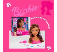 Tête De Coiffure Barbie Fashionistas Avec Accessoires Poupée De Coiffure