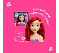 Tête De Coiffure Disney Princesse Arielle Avec Accessoires Poupée