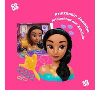 Tête De Coiffure Disney Princesse Jasmine Avec Accessoires Poupée Coiffure