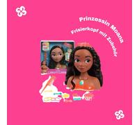 Tête De Coiffure Moana Princesse Disney Avec Accessoires Poupée