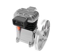 Tête de compresseur d'air avec 2 cylindres 2HP cylindre type tête d'air outil avec silencieux 170L/min tête de pompe cylindre structure en aluminium cylindre compresseur
