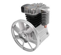 Tête de compresseur d'air avec 2 cylindres Tête de pompe à compresseur d'air avec poulie pour les industries telles que l'électronique, l'ingénierie mécanique, la construction, 32 x 27 x 31 cm
