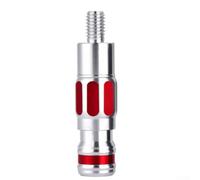 Tête de connecteur pour équipement de pêche de 8 mm avec libération rapide, verrouillage sécurisé, anti-rotation et bouchon anti-retour (rouge)