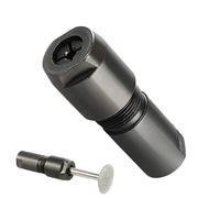 Tête de conversion de moulin droite - Adaptateur de filetage stable, outil d'affûtage | Fixation abrasive de précision, pièce de conversion compacte, idéale pour les , les