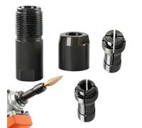 Tête de conversion de moulin droite - Adaptateur de filetage stable, outil d'affûtage | Fixation abrasive de précision, pièce de conversion compacte, idéale pour les , les