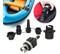 Tête de Conversion de Valve d'air HTU avec Buses de Valve d'air pour gonflables (Ensemble 4 en 1)