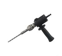 Tête de conversion perceuse électrique à marteau avec mandrin en métal, poignée filetée et double vis de fixation pour un maintien sûr et stable du foret