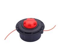 Tête de coupe-bordures à essence M10 x 1,25 for débroussailleuse FUXTEC, bobine de fil d'alimentation par choc, tondeuse à gazon, débroussailleuse, accessoire for outils électriques de jardin(Red)