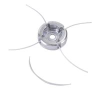 Tête de coupe de rechange en alliage d'aluminium pour désherbeur de mauvaises herbes, compatibilité universelle avec 4 lignes pour débroussailleuse de jardin, terrasse, pelouse